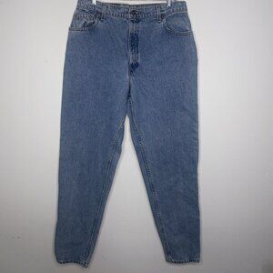 Vintage Levi's 550 Relaxed Fit Tapered Leg Jeans Women’s Size 16 Made In USA